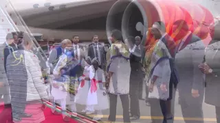 INDIAN PRIME MINISTER NARENDRA MODI ARRIVES IN KENYA