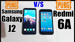 Samsung Galaxy J2 vs Redmi 6A || Pubg comparison