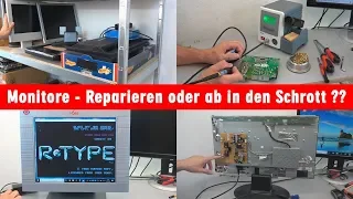 Monitore reparieren oder ab in den Schrott? TFT/LCD-Monitor-Test - Defekte Bildschirme prüfen