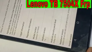 lenovo tb7504x frp bypass/Lenovo TB7504X Tablet Gmail Bypass/lenovo 7 google account bypass