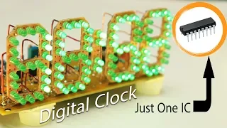 Make Your Own Digital Clock# Just One IC