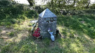 Irish independence hero Sir Roger Casement's memorial at Casement Fort Rahoneen Ardfert Ireland Eire