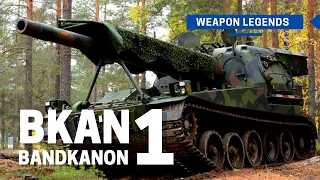 Bandkanon 1 self-propelled gun | The Swedish beast with a fearsome fiery breath
