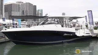 2022 Jeanneau Leader 12.5 Motor Boat - Walkaround Tour - 2022 Miami Boat Show