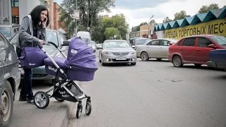 Безумные Мамы и их дети на дорогах!!!