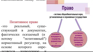 Народ Естественное и Позитивное Право  2