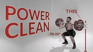 Power CLEAN / weightlifting