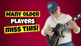 Tip for older guitar players Why Don't Rock Players Strum the Guitar?