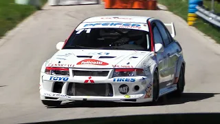 2 x Mitsubishi Lancer Evolution 6 Hillclimb Racing: Starts, Accelerations & Turbo Noises!