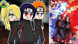 ☁️•Akatsuki React to Itachi Vs Madara☁️•|| Gasha React || Fan Animation