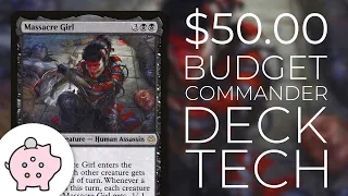 Massacre Girl | EDH Budget Deck Tech $50 | Control | Magic the Gathering | Commander