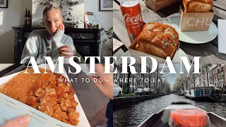 4 DAYS IN AMSTERDAM 🌷 Things to do + food you need to try!! | Travel Vlog - liv blackwell