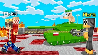 BOBO URATOWAŁ MNIE w WALCE z GANG USA w Minecraft! 💪 (było źle)