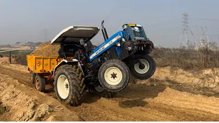 Kya tractor trolly nikal payga . Mahindra 265 new holland 3630 super and special edition #viral