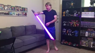 Ultrasabers Electrum Wind Saber With Violet Amethyst Blade Review!