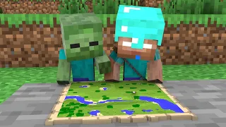 Monster School : Poor Baby Herobrine and Baby Zombie - Minecraft Animation