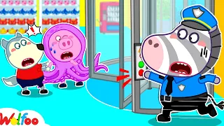 Revolving Door Safety | Safety Education for Kids | Wolfoo Learns Safety Tips 🤩 Wolfoo Kids Cartoon