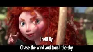 Disney Pixars Brave - Touch the sky - Sing along lyrics with Merida (Julie Fowlis)