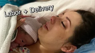 LABOR AND C SECTION DELIVERY // EMOTIONAL AND SCARY // OUR LIVE BIRTH STORY