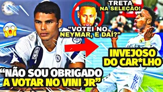 🚨LAMENTÁVEL O QUE THIAGO SILVA FALOU DE VINICIUS JR HOJE!! DESRESPEITOU VINI JR E DEFENDEU NEYMAR!