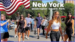 【4K】𝐖𝐀𝐋𝐊 ➜ 𝐖𝐚𝐬𝐡𝐢𝐧𝐠𝐭𝐨𝐧 𝐒𝐪𝐮𝐚𝐫𝐞 𝐏𝐚𝐫𝐤 🇺🇸  USA  🇺🇸  4K video - 𝐇𝐃𝐑 WALKING Travel channel !!