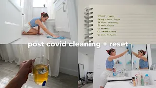 Resetting my life after getting sick | Deep cleaning and disinfecting reset routine