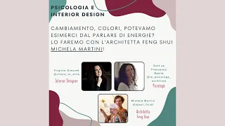 DIRETTA INSTAGRAM - Psicologia e Interior Design: Feng Shui