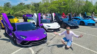 The MOST INSANE Lamborghini Takeover I've EVER SEEN! Ultimae, SVJ, Stradman, Salamone