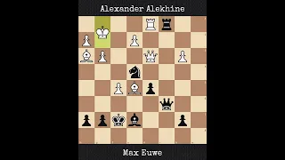 Alexander Alekhine vs Max Euwe | Amsterdam, Netherlands (1927)