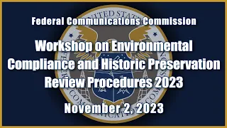 Workshop on Environmental Compliance and Historic Preservation Review Procedures 2023