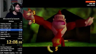 Donkey Kong 64 Glitchless Any% in 3:39:29 AGDQ 2021 Submission!
