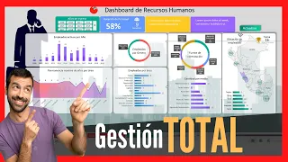 ✅ Tutorial de DASHBOARD para recursos humanos en EXCEL 2023