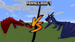 Fire Dragon vs Lightning Dragon !! Who win? #82 - Minecraft