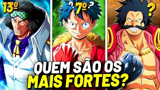 É OFICIAL! JAPÃO REVELA OS 20 PERSONAGENS MAIS FORTES DE ONE PIECE