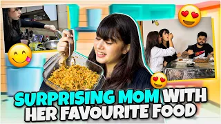 SURPRISING MOM WITH HER FAVOURITE FOOD 🍱💕| RIVA ARORA