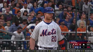 MLB The Show 22 Gameplay: Atlanta Braves vs New York Mets - (PS5) [4K60FPS]