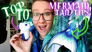 Top 10 Tips for Mermaids With FABRIC Mermaid Tails!