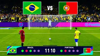 Brazil vs Portugal - Ronaldo vs Neymar | Penalty shootout 🔥