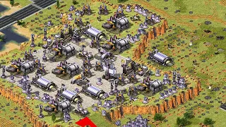 Red Alert 2 -- outpuost valley --  brutal ai