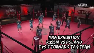 5 vs 5 Tornado Tag Team MMA Match | Poland DESTROYS Russia