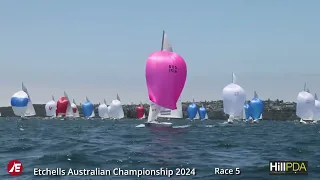 Day 3 - Race 5 of the Etchells Australian National Title 2024