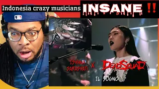 IL SOGNO | Isyana sarasvati x Deadsquad | LIVE  IDGAF 2021(REACTION) CRAZIEST MUSICIANS