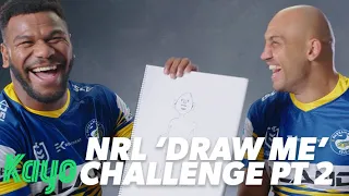 Draw Me Challenge Part 2 | NRL | Kayo