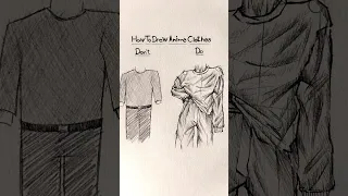 How To Draw Clothes ✨✍️