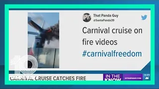 Carnival Cruise ship that left from Florida catches fire in Grand Turk