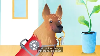 How to explain the purpose of service animals to kids!