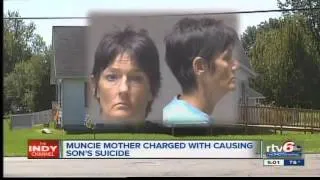 Mother Charged With Causing Son's Suicide