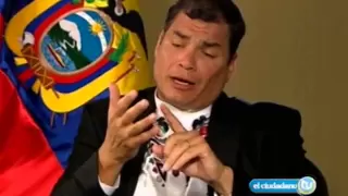 entrevista del Sr presidente Rafael Correa con Augusto Álvarez ATVLima