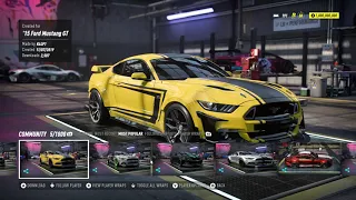 Need For Speed Heat (PC Customization) The Mustang RTR Killer