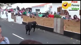 Best Bull Fighting  - Dangerous Bull Fight Accidents -  Best Funny Videos